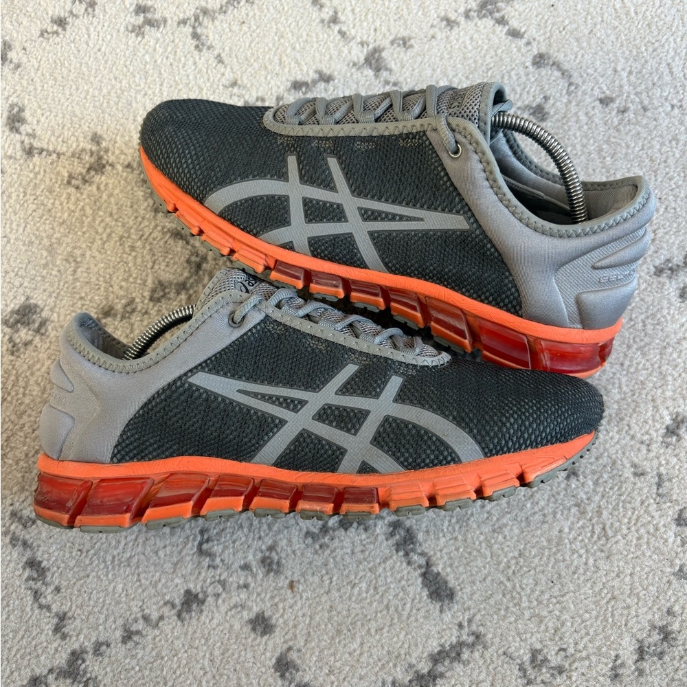 Asics Gel Quantum 180 Mx Grey Orange 1021a042 Men Sneaker